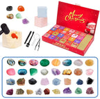 Crystal Dig Advent Calendar with 24 Plaster Blocks and Excavation Tools 2026