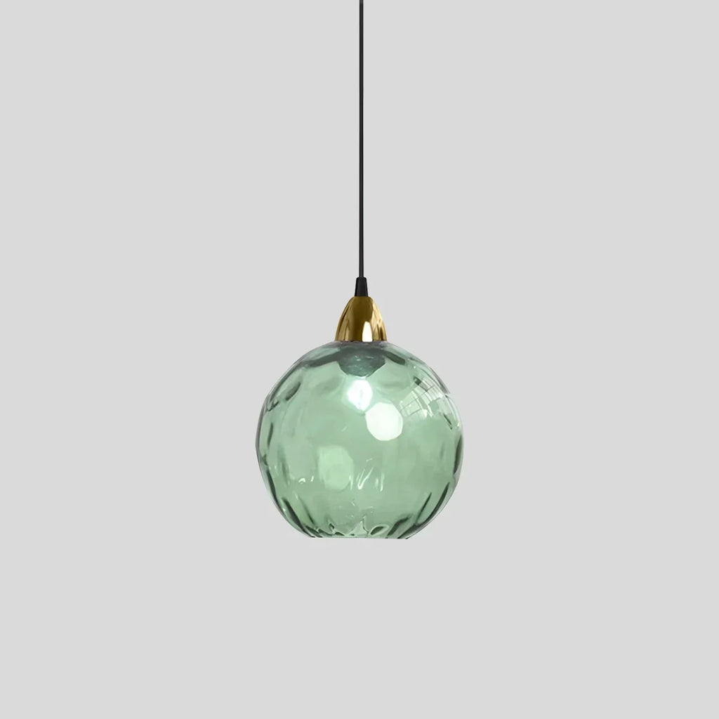 Smoked Glass Globe Pendant Light – Grey, E26, 20 cm, Mood Lighting for Dining Table, Living Room & Bedroom