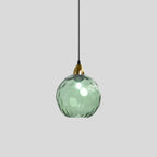Smoked Glass Globe Pendant Light – Grey, E26, 20 cm, Mood Lighting for Dining Table, Living Room & Bedroom