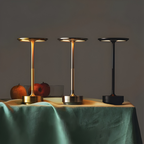 Cordless Rechargeable LED Table Lamp with Touch Dimming – Luxury Mood Light for Living Room & Bedroom