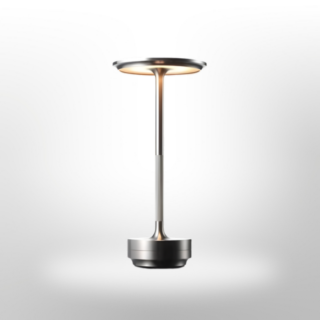 Cordless Rechargeable LED Table Lamp with Touch Dimming – Luxury Mood Light for Living Room & Bedroom