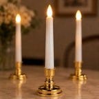 Flameless LED Pillar Candles, Set of 3, with Remote Control – Cordless Mood Lighting Candle Lights