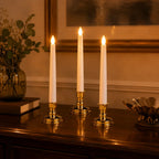 Flameless LED Pillar Candles, Set of 3, with Remote Control – Cordless Mood Lighting Candle Lights