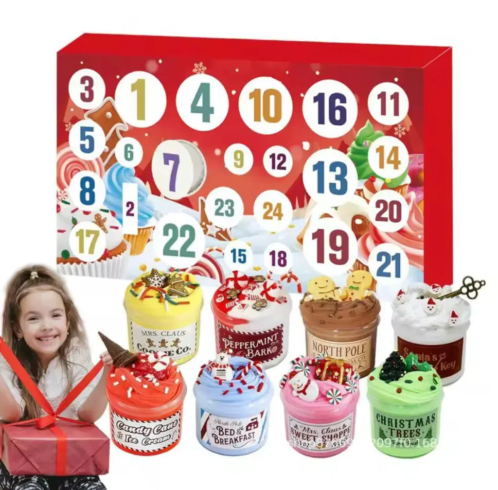 Slime Advent Calendar with 24 Pots of Slime 2026
