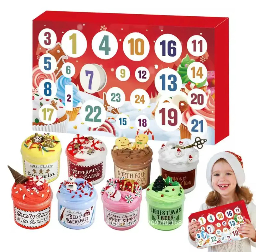 Slime Advent Calendar with 24 Pots of Slime 2026
