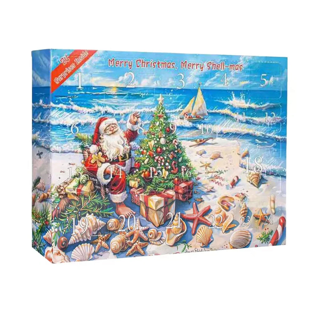Seashell Advent Calendar with 24 Real Shells and Snail Shells 2026