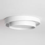 Dimmable Cylinder LED Ceiling Light – Iron & Acrylic Flush Light for Living Room & Bedroom, Ø 40–60 cm