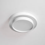 Dimmable Cylinder LED Ceiling Light – Iron & Acrylic Flush Light for Living Room & Bedroom, Ø 40–60 cm