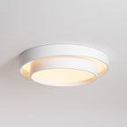 Dimmable Cylinder LED Ceiling Light – Iron & Acrylic Flush Light for Living Room & Bedroom, Ø 40–60 cm