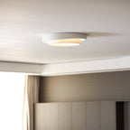 Dimmable Cylinder LED Ceiling Light – Iron & Acrylic Flush Light for Living Room & Bedroom, Ø 40–60 cm