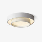Dimmable Cylinder LED Ceiling Light – Iron & Acrylic Flush Light for Living Room & Bedroom, Ø 40–60 cm