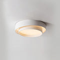 Dimmable Cylinder LED Ceiling Light – Iron & Acrylic Flush Light for Living Room & Bedroom, Ø 40–60 cm