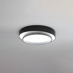 Dimmable Cylinder LED Ceiling Light – Iron & Acrylic Flush Light for Living Room & Bedroom, Ø 40–60 cm
