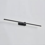 Linear LED Mirror Light in Black Metal – Integrated Wall Lamp in 3 Lengths