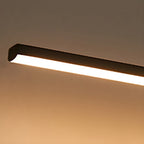 Linear LED Mirror Light in Black Metal – Integrated Wall Lamp in 3 Lengths