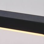 Linear LED Mirror Light in Black Metal – Integrated Wall Lamp in 3 Lengths