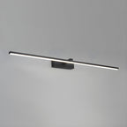Linear LED Mirror Light in Black Metal – Integrated Wall Lamp in 3 Lengths