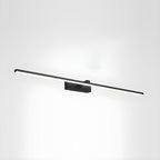 Linear LED Mirror Light in Black Metal – Integrated Wall Lamp in 3 Lengths
