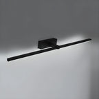 Linear LED Mirror Light in Black Metal – Integrated Wall Lamp in 3 Lengths