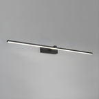 Linear LED Mirror Light in Black Metal – Integrated Wall Lamp in 3 Lengths