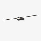 Linear LED Mirror Light in Black Metal – Integrated Wall Lamp in 3 Lengths