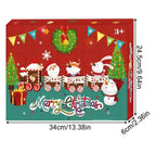 Plush Advent Calendar with 24 Mini Soft Toys with Hanging Loops 2026