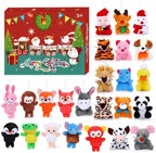 Plush Advent Calendar with 24 Mini Soft Toys with Hanging Loops 2026