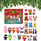 Plush Advent Calendar with 24 Mini Soft Toys with Hanging Loops 2026