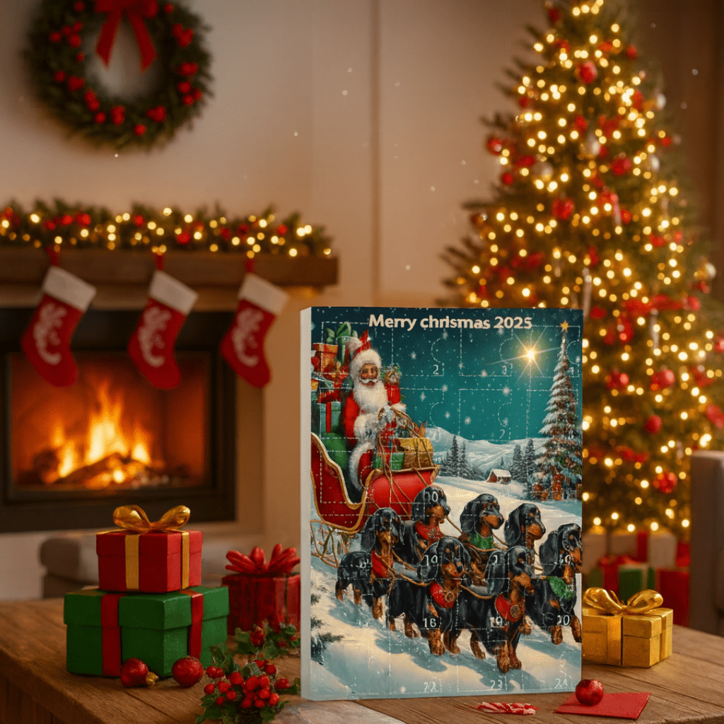Wuffina | Dog Lover Advent Calendar with 24 Dog Cup Charms and Pendants