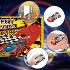 Speedcount | Kids Race Car Advent Calendar with 24 Cars and Track Accessories