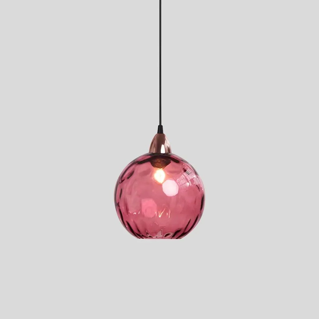 Smoked Glass Globe Pendant Light – Grey, E26, 20 cm, Mood Lighting for Dining Table, Living Room & Bedroom