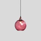 Smoked Glass Globe Pendant Light – Grey, E26, 20 cm, Mood Lighting for Dining Table, Living Room & Bedroom