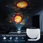 360° Rotating Star Projector Night Light with 13 Projection Discs – Galaxy & Starry Sky Mood Light