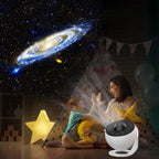 360° Rotating Star Projector Night Light with 13 Projection Discs – Galaxy & Starry Sky Mood Light