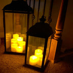 Flameless LED Candles with Melted-Wax Effect – Decorative Battery-Operated Mood Lighting