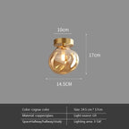 Modern Glass LED Ceiling Light with E27 Fitting – Design Lighting for Living Room, Bedroom & Kitchen