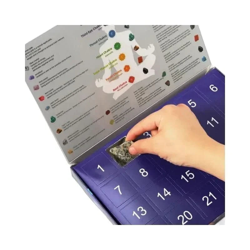 Gemmora | Kids Gemstone Advent Calendar with 24 Stones and Crystals