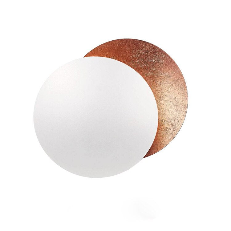 Eclipse LED Wall Light – Decorative Iron Mood Lamp with Shadow Effect for Living Room, 20–25 cm