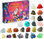 Gemmora | Kids Gemstone Advent Calendar with 24 Stones and Crystals