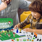 Kickora | Football Advent Calendar for Kids with 24 Stadium Building Pieces