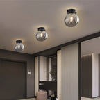 Modern Glass LED Ceiling Light with E27 Fitting – Design Lighting for Living Room, Bedroom & Kitchen