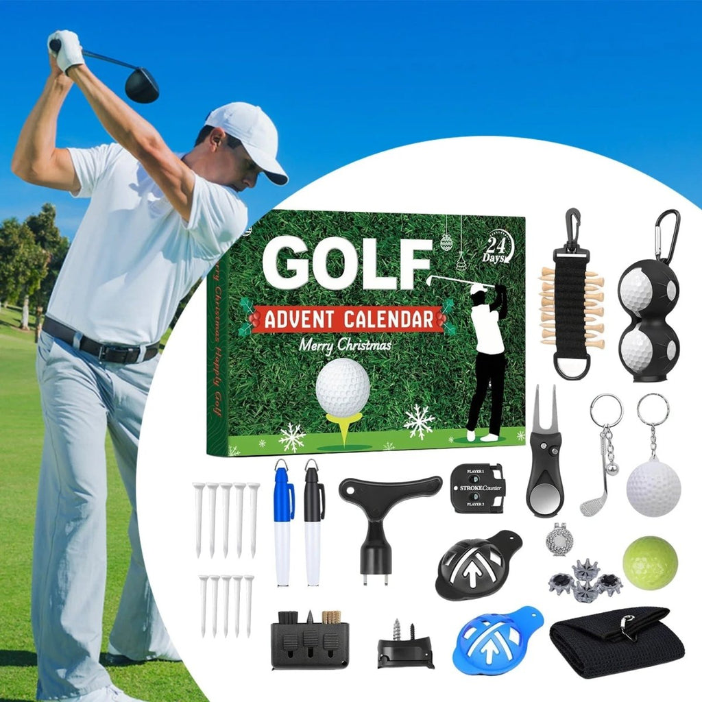 Greenvia | Golf Advent Calendar with 24 Accessories incl. Balls and Tees