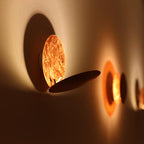 Eclipse LED Wall Light – Decorative Iron Mood Lamp with Shadow Effect for Living Room, 20–25 cm