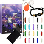 Gemmora | Kids Gemstone Advent Calendar with 24 Stones and Crystals