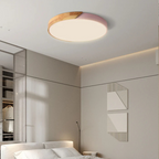 Scandinavian Round Wooden LED Ceiling Light – Modern Design, 23 or 30 cm