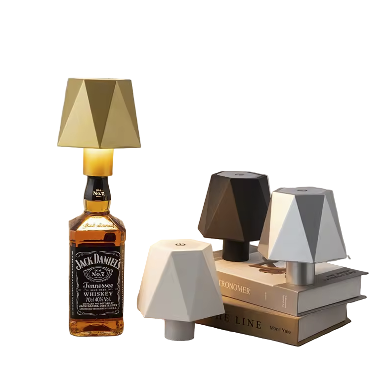 Cordless Dimmable LED Bottle Lamp – Rechargeable Table Lamp with Touch Control & 3 Light Settings for Mood Lighting