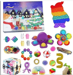 Sensory Toy Advent Calendar for Kids with Christmas Themes 2026
