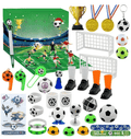 Kickora | Football Advent Calendar for Kids with 24 Stadium Building Pieces
