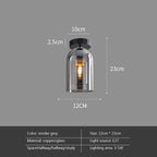 Modern Glass LED Ceiling Light with E27 Fitting – Design Lighting for Living Room, Bedroom & Kitchen