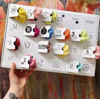 Yarn Advent Calendar with 24 Mini Balls of Knitting Yarn 2026